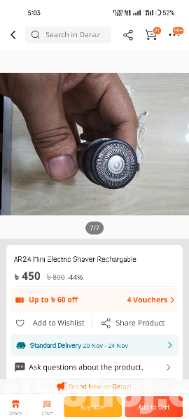 Electronic shaver